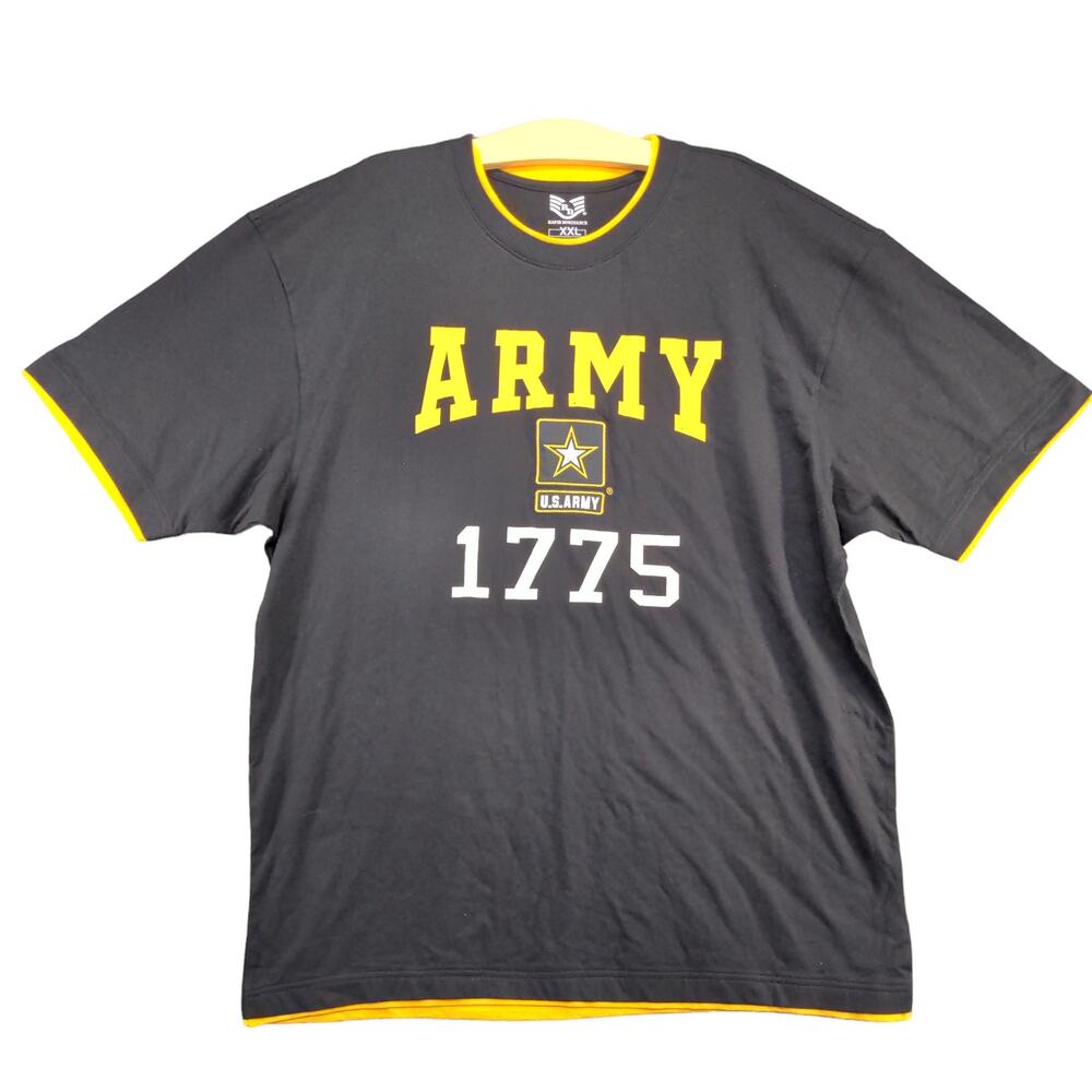 Rapid Dominance Men's T Shirt Black Size XXL Graphic 1775 Logo
